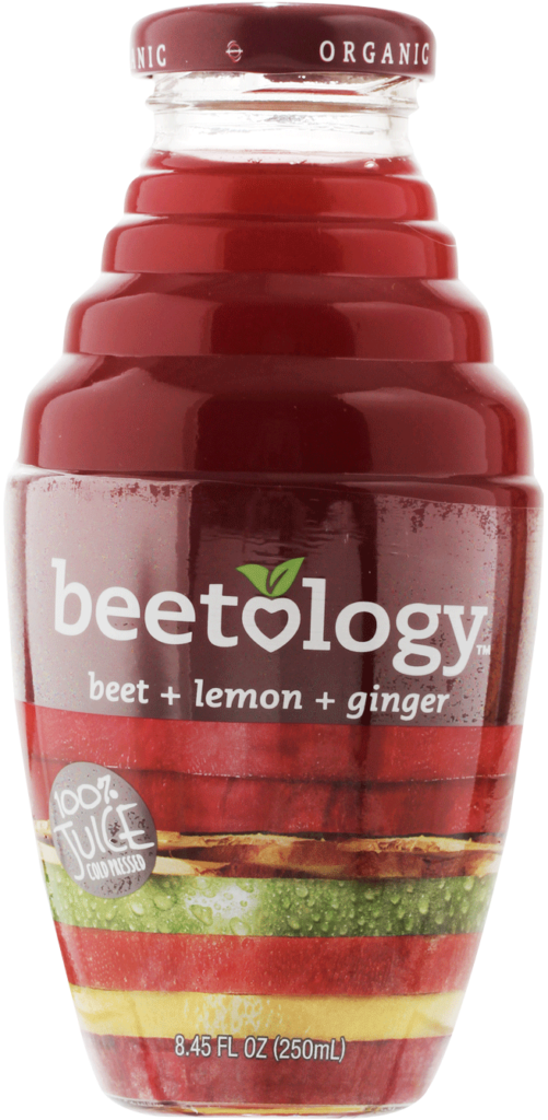 Beetology Beet + Lemon + Ginger 100% organic cold-pressed juice