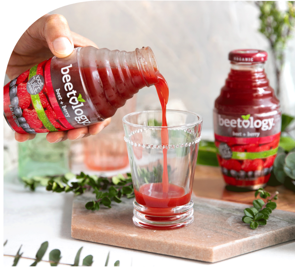 Beetology 100% organic cold-pressed juice feature image clear