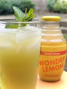 Wonder Lemon 100% organic cold-pressed juice ginger mojito recipe image