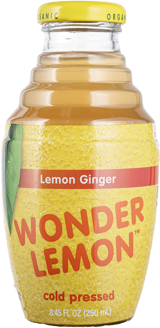 Wonder Lemon Lemon Ginger 100% organic cold-pressed juice