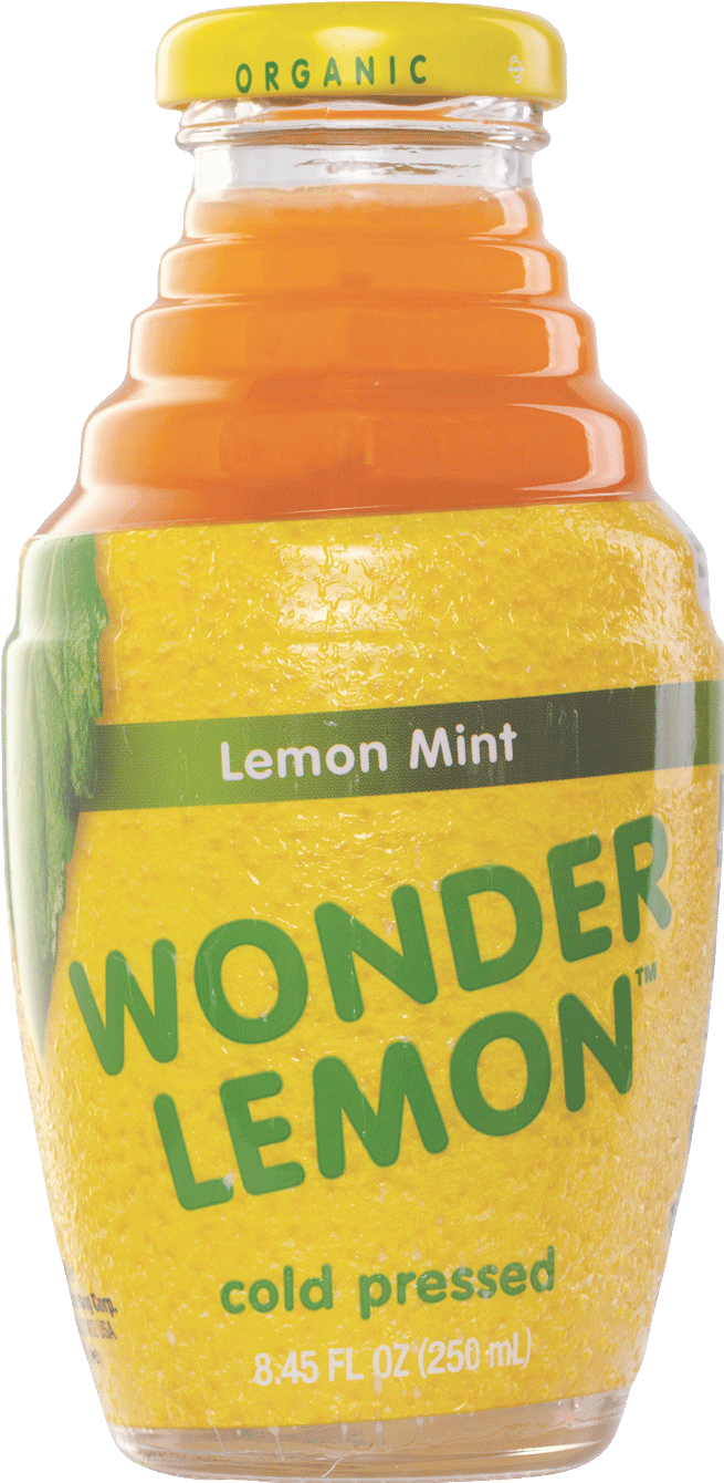 Wonder Lemon Lemon Mint 100% organic cold-pressed juice