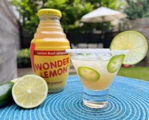 Wonder Lemon 100% organic cold-pressed juice spicy margarita recipe image