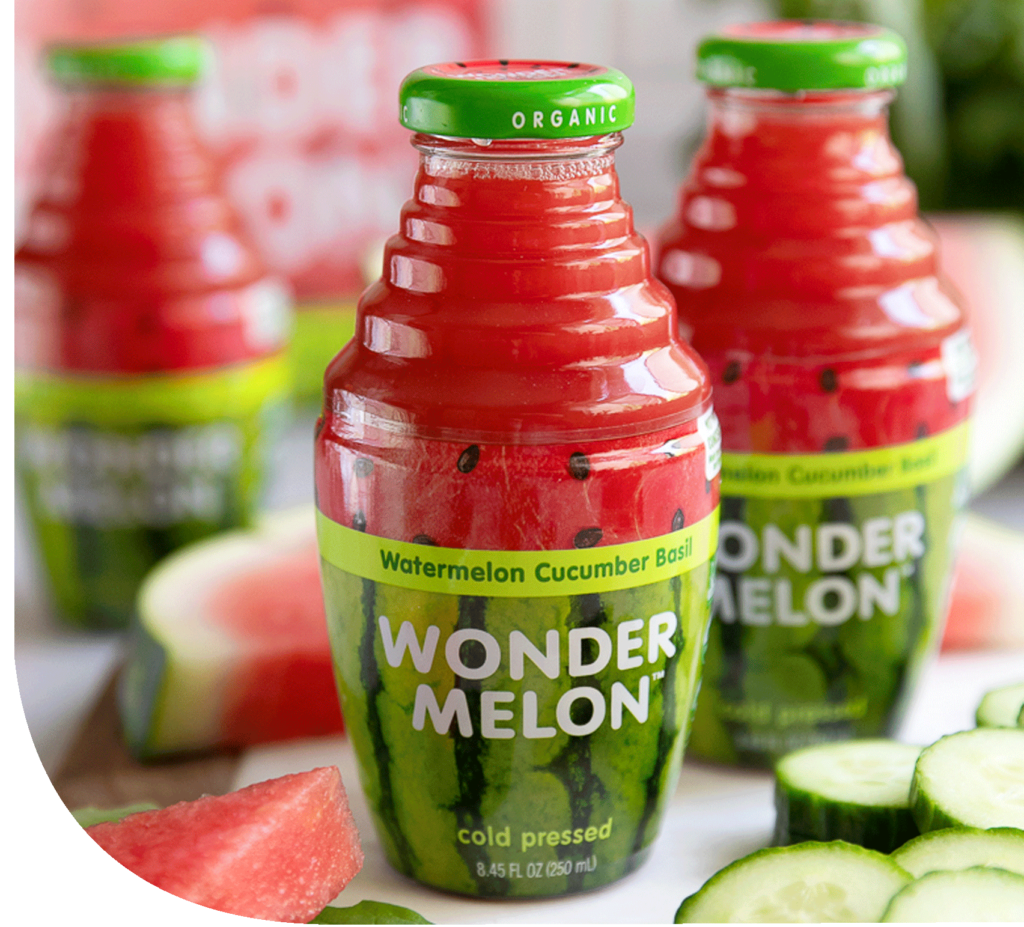 Wonder Melon 100% organic cold-pressed juice feature image clear
