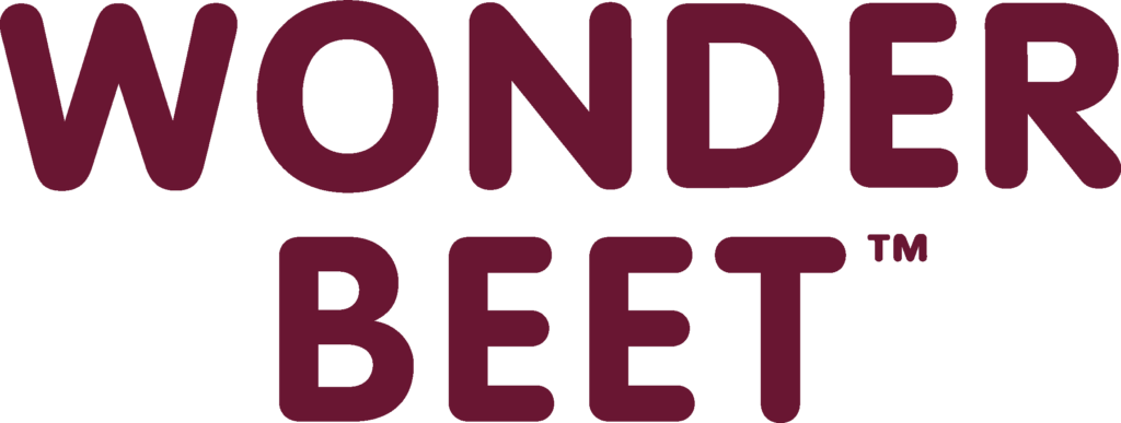 Wonder Beet 100% organic cold-pressed juice transparent logo
