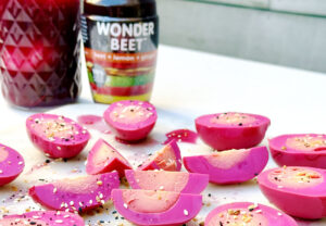 Wonder Beet pickled eggs recipe image