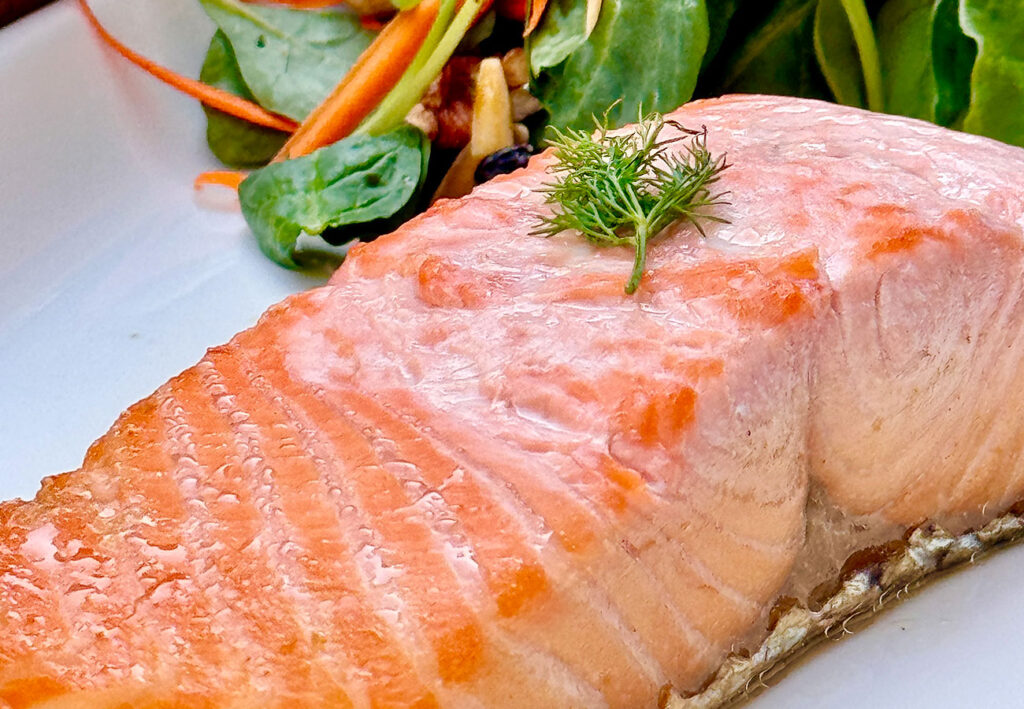 Wonder Lemon and ginger poached salmon recipe image