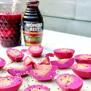 Wonder Beet pickled eggs recipe image