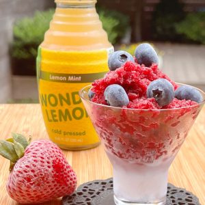 Wonder Lemon 100% organic cold-pressed juice sangria granita recipe image